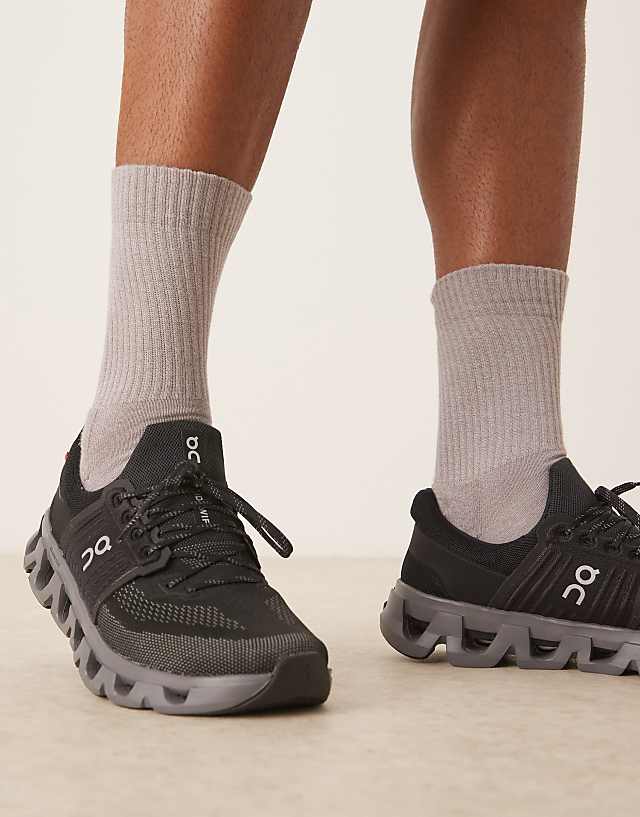 Asos ON Cloudswift 4 Running Trainers In Black