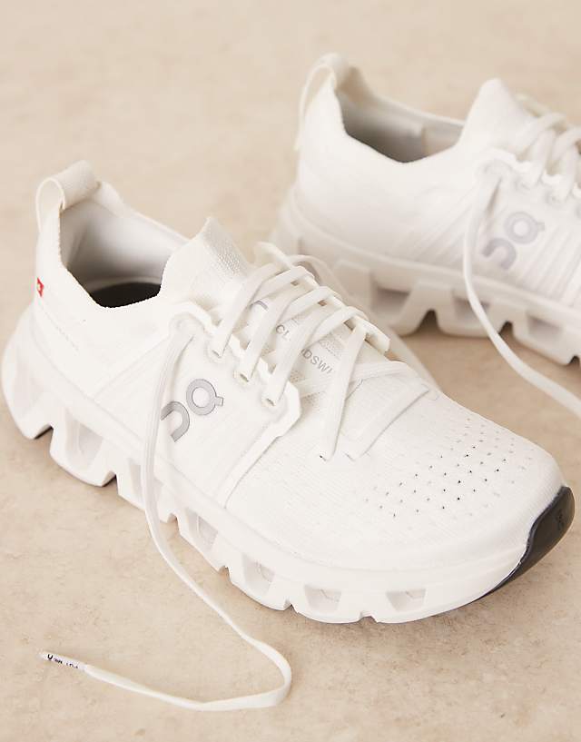Asos ON Cloudswift 4 Running Trainers In White