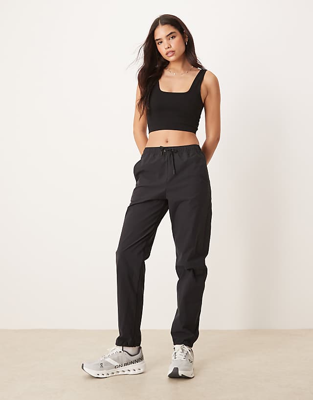 asos ON Track pants in black