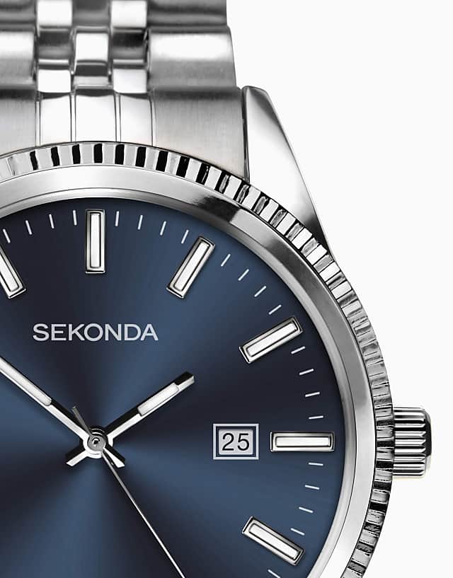 Asos Sekonda Classic Men's 40mm King Watch In Blue