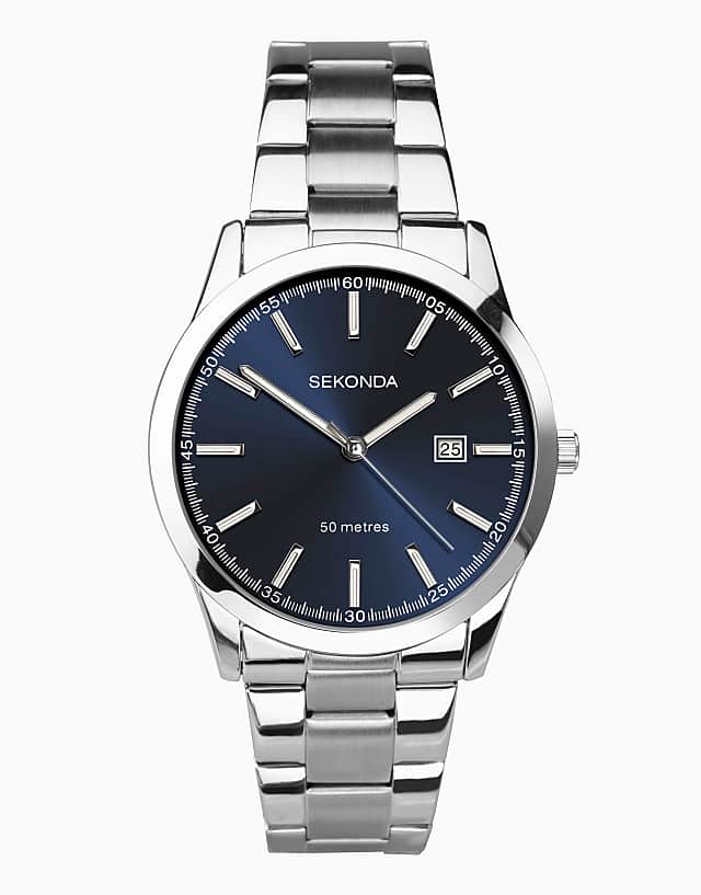 asos Sekonda Mens analogue watch in blue