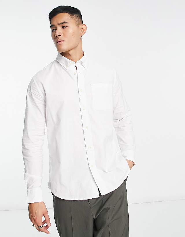 asos Selected Homme oxford shirt in white