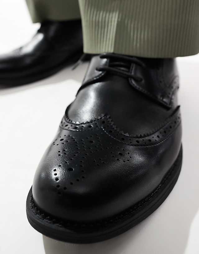 Asos SEQWL Beatle Oxford Shoes In Black