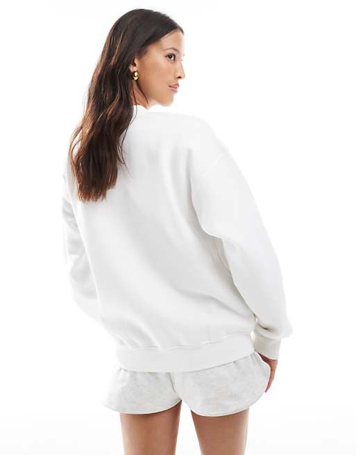 Asos Six Stories Miss To Mrs Sweatshirt In Ivory