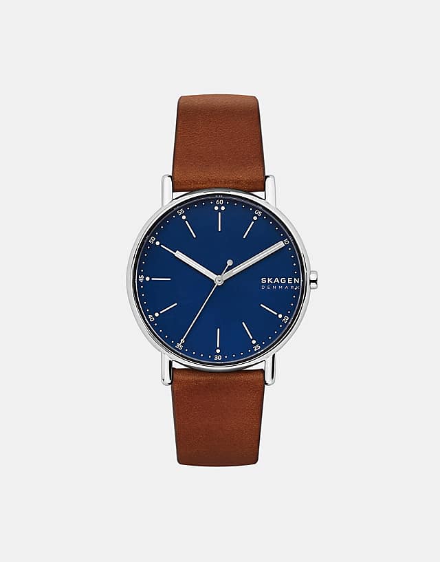 asos Skagen SKW6355 Signature Leather Watch