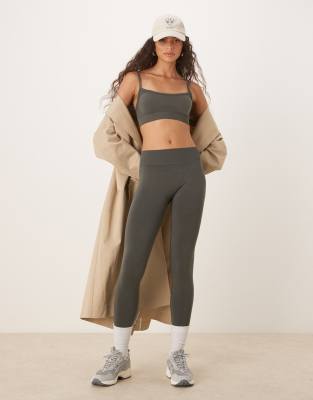Asos Tala Sculpt Seamless In Dark Olive