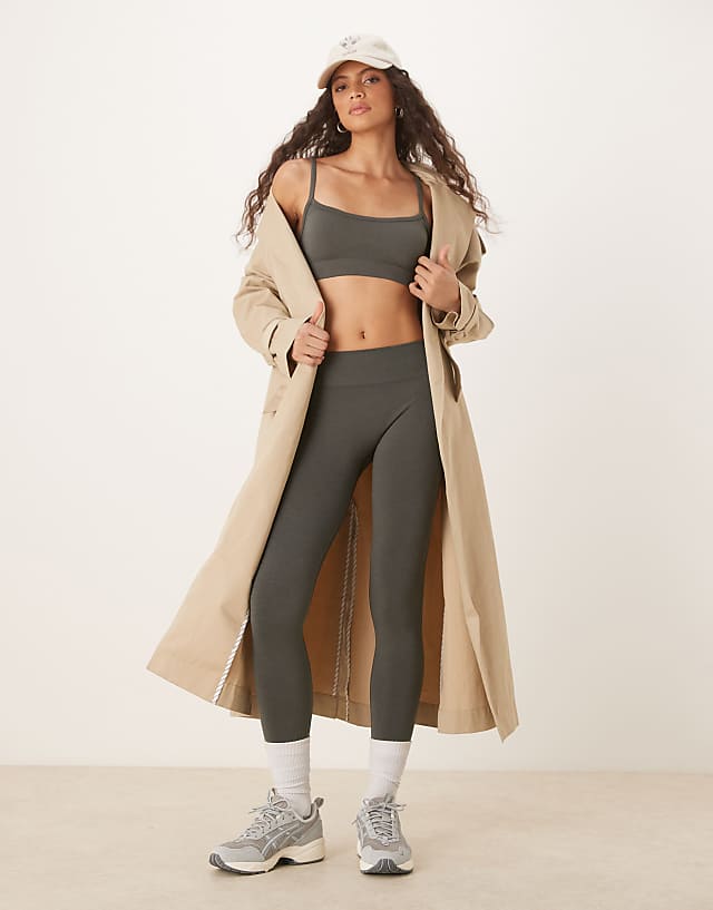 asos Tala Sculpt seamless in dark olive