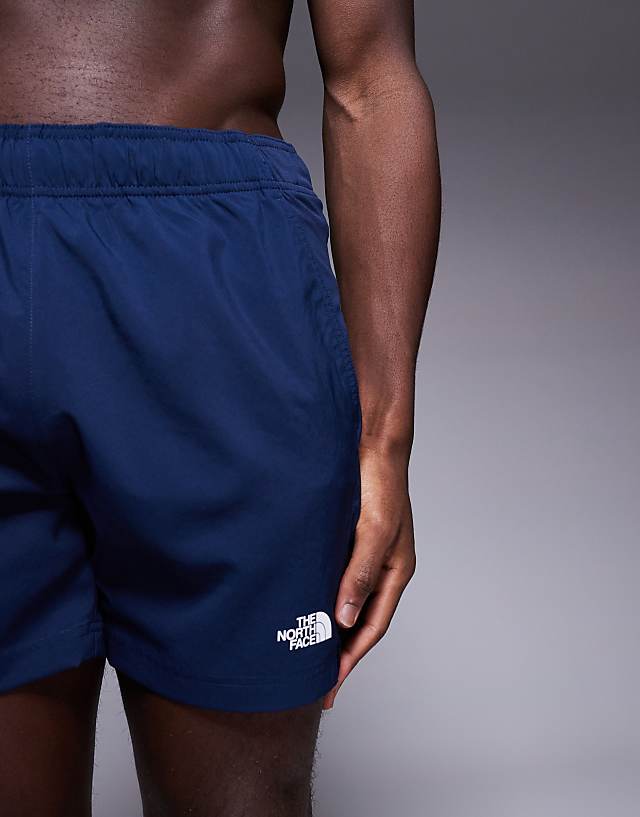 Asos The North Face 24/7 5"" Logo Shorts In Navy