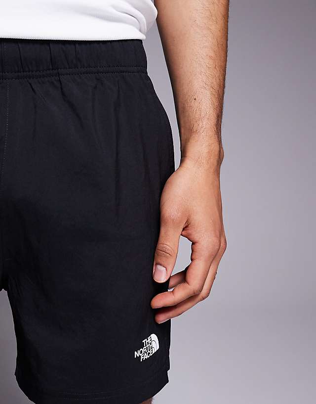 Asos The North Face 24/7 Logo 5"" Shorts In Black