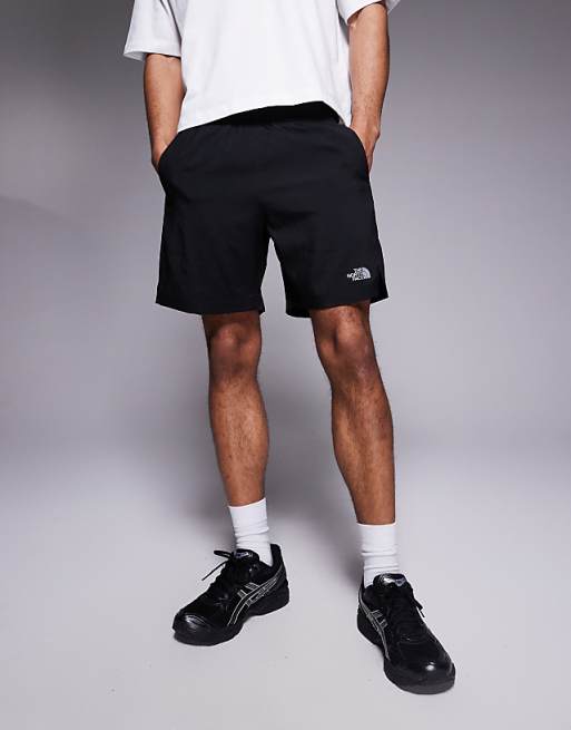 Asos The North Face 24/7 Logo Shorts In Black