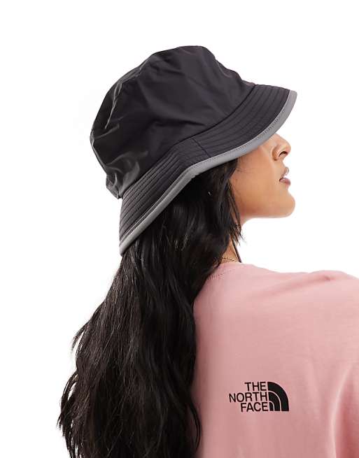 Asos The North Face Antora Logo Rain Hat In Black