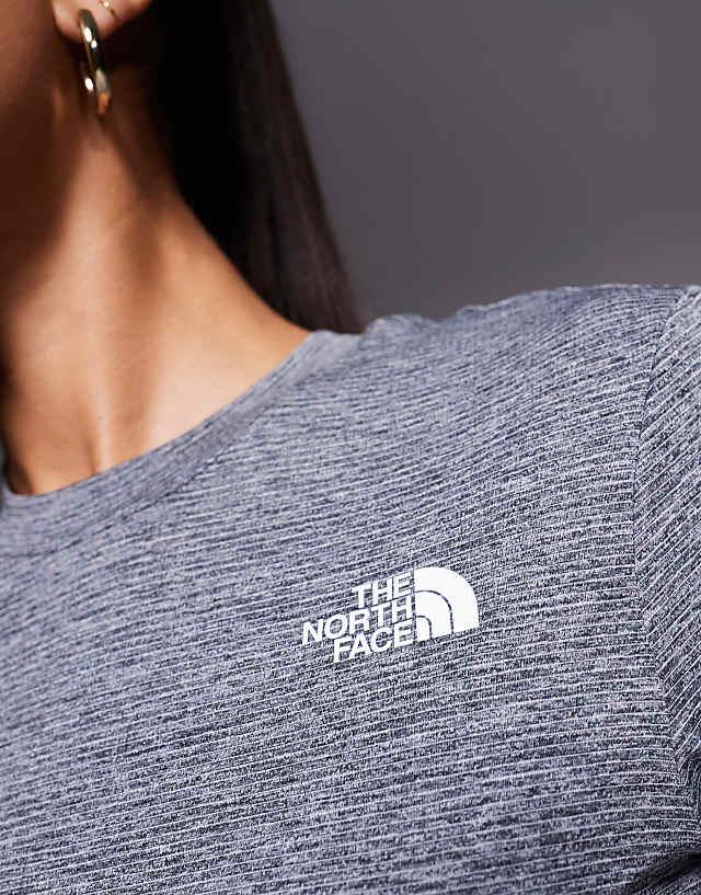Asos The North Face Flex Tee In Grey