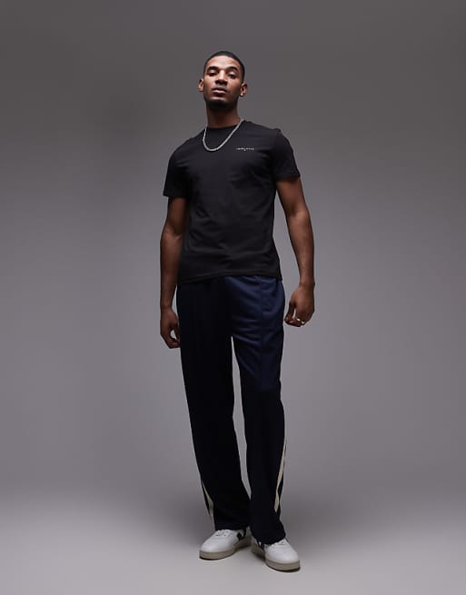 Asos Tommy Jeans Small Chest Logo T-shirt In Black