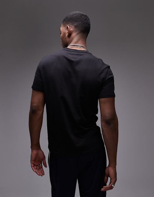 Asos Tommy Jeans Small Chest Logo T-shirt In Black