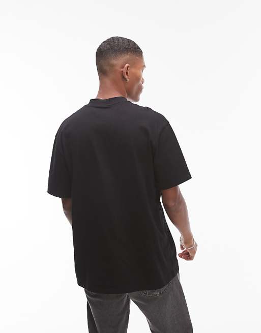 Asos Topman 2 Pack Oversized Fit T-shirt In Black