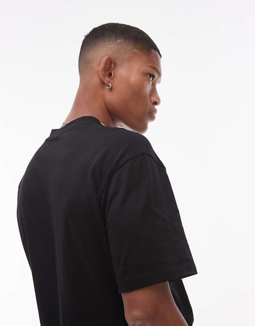 Asos Topman 2 Pack Oversized Fit T-shirt In Black