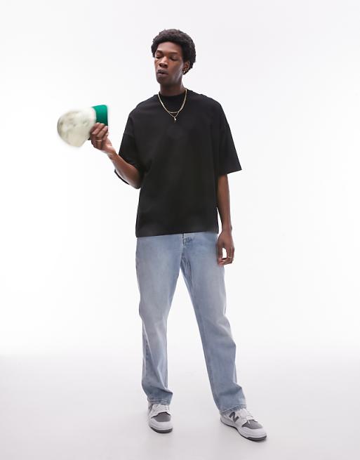 Asos Topman Extreme Oversized Fit T-shirt In Black