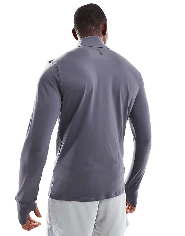 Asos Under Armour Launch Pro Quarter Zip In Grey
