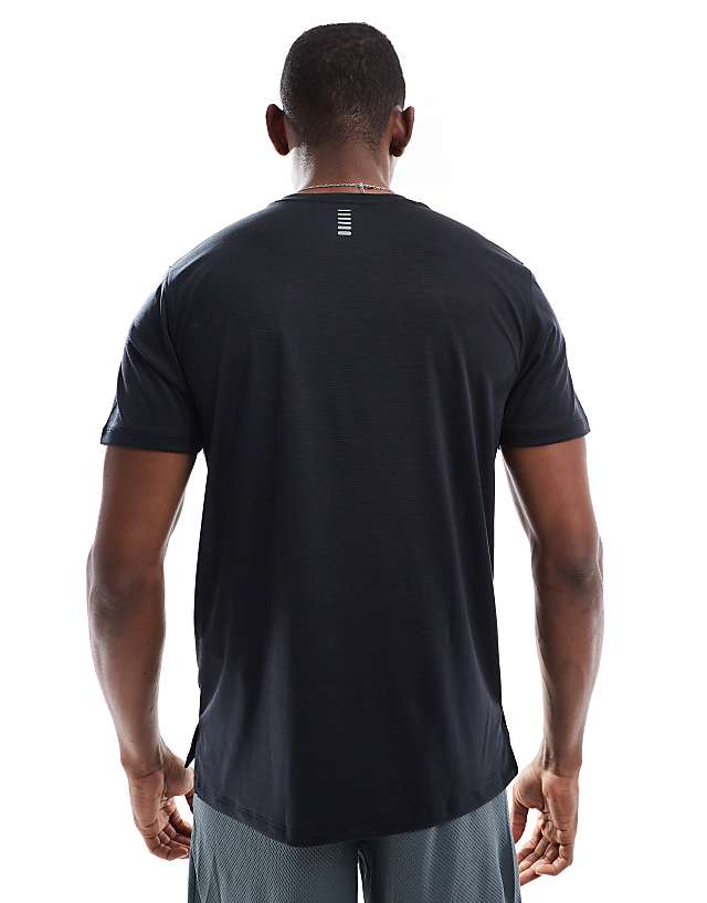 Asos Under Armour Launch T-shirt In Black