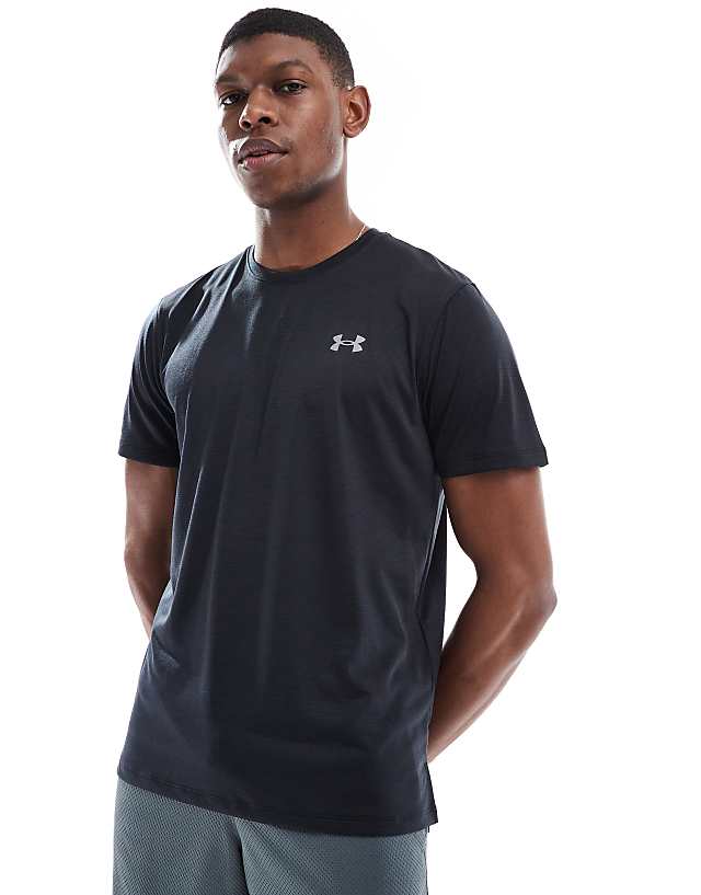 asos Under Armour Launch t-shirt in black