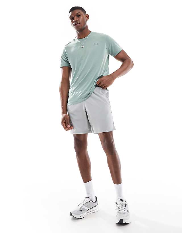 Asos Under Armour Launch T-shirt In Green