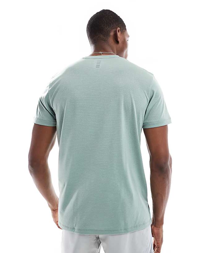 Asos Under Armour Launch T-shirt In Green