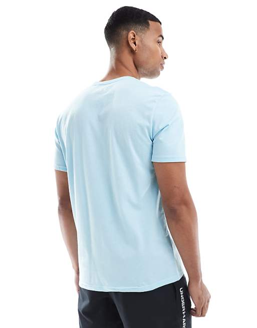 Asos Under Armour Left Chest Logo T-shirt In Blue