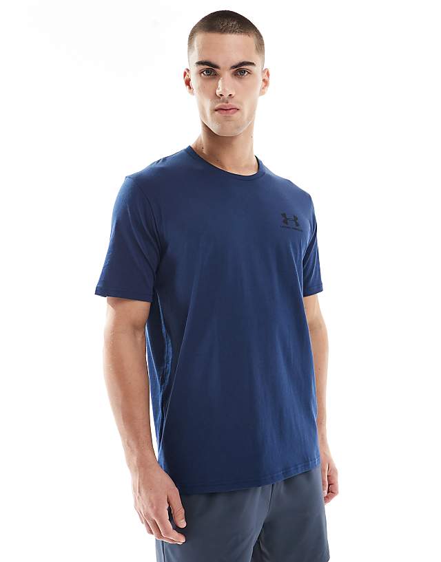 Asos Under Armour Sportstyle T-shirt In Navy