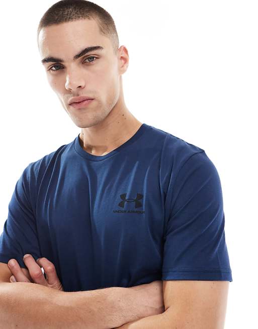 asos Under Armour Sportstyle t-shirt in navy