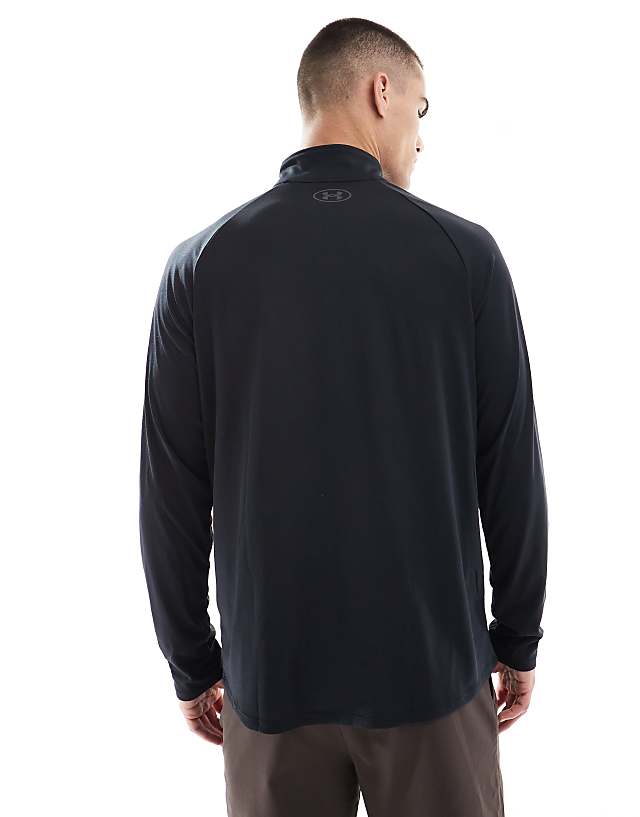 Asos Under Armour Tech 2.0 Half Zip In Black