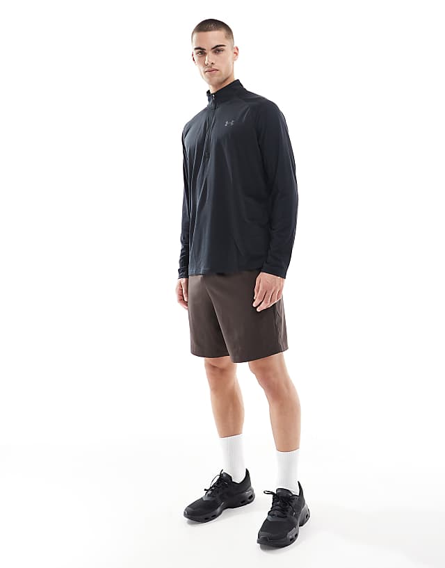 asos Under Armour Tech 2.0 half zip in black