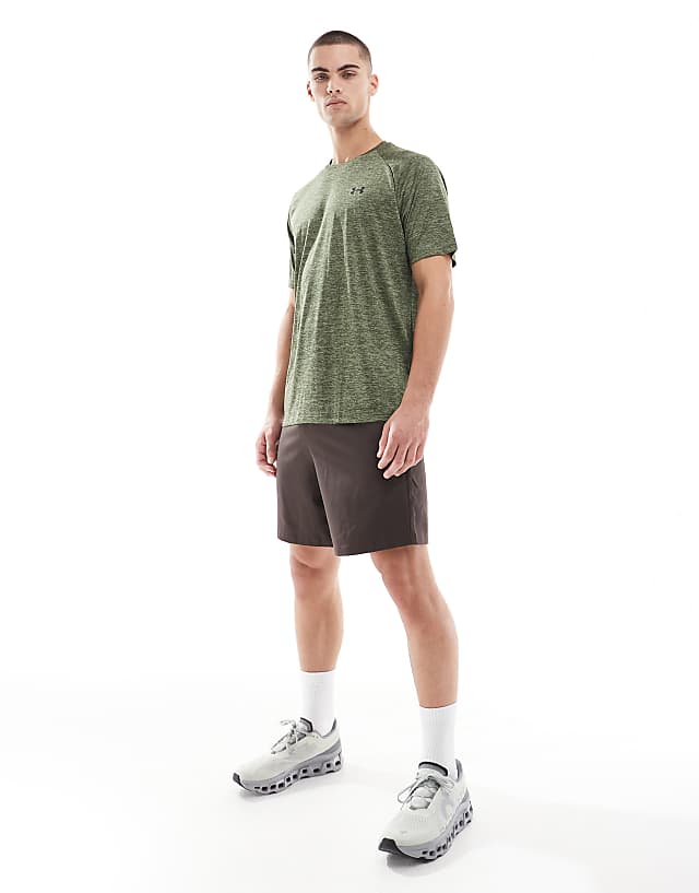 Asos Under Armour Tech 2.0 T-shirt In Khaki