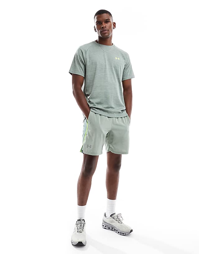 Asos Under Armour Tech Textured T-shirt In Green