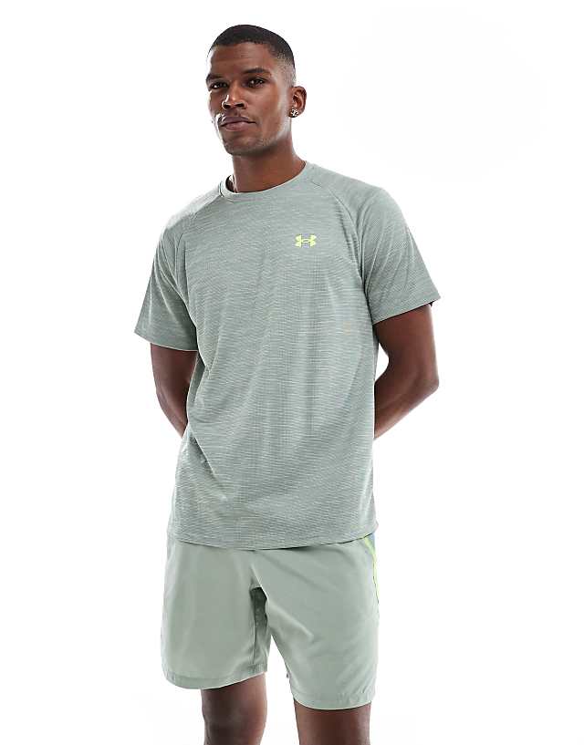 asos Under Armour Tech textured t-shirt in green
