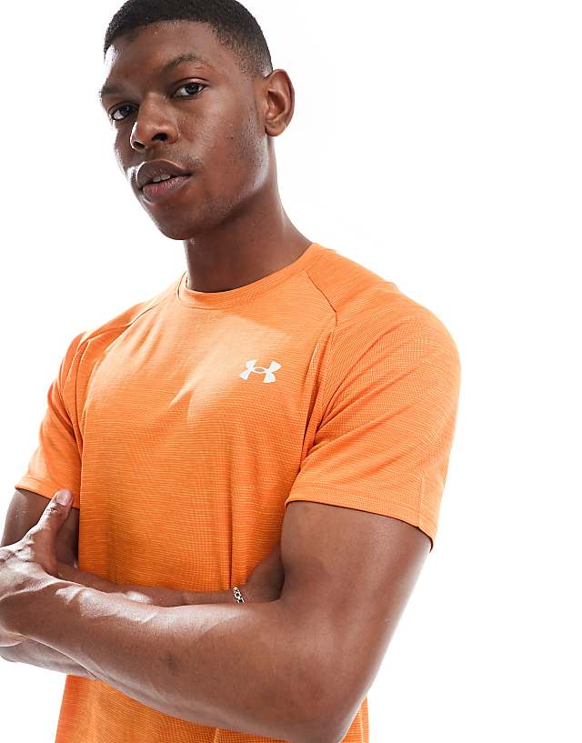 asos Under Armour Tech textured t-shirt in orange