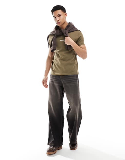 Asos Barbour International Formula Polo In Khaki Exclusive To Asos