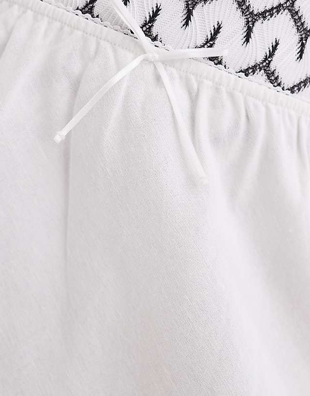 Asos COLLUSION Beach Woven Maxi Skirt With Bow In White - WHITE