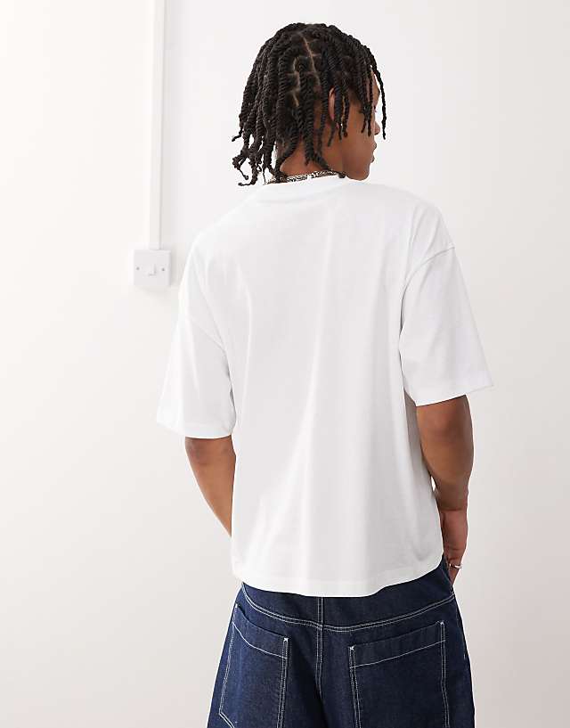 Asos COLLUSION Western Cowboy Texas Graphic T-shirt In White