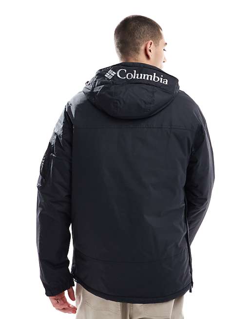 Asos Columbia Challenger II Insulated Pullover In Black