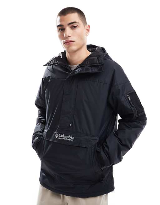 asos Columbia Challenger II insulated pullover in black