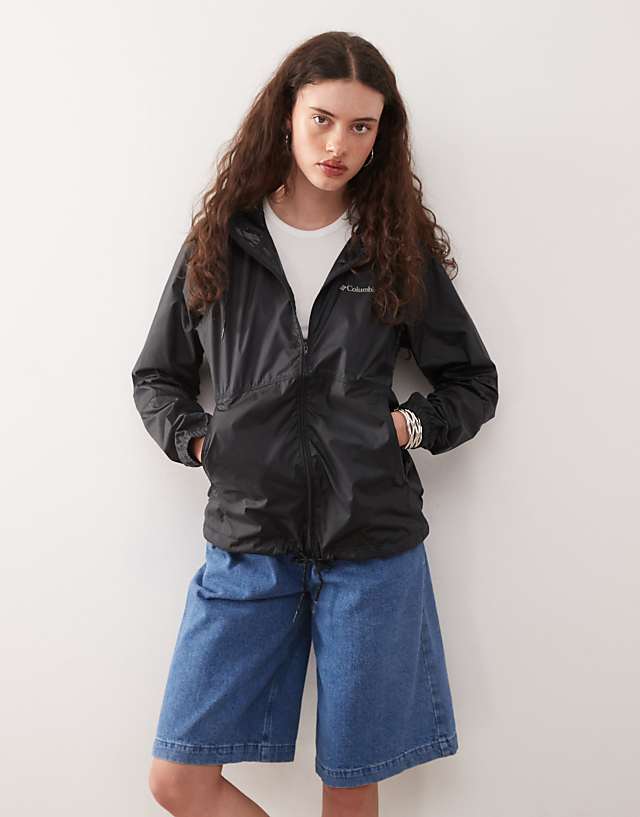 asos Columbia Flash Forward II windbreaker in black