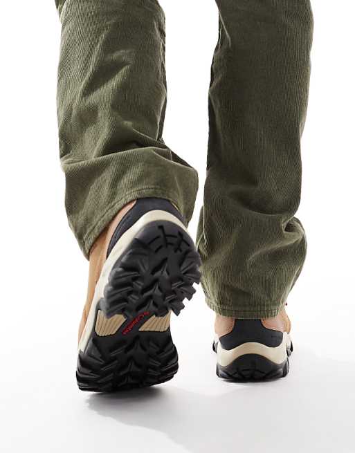 Asos Columbia Newton Ridge Plus II WP Waterproof Suede Hiking Boots In Tan