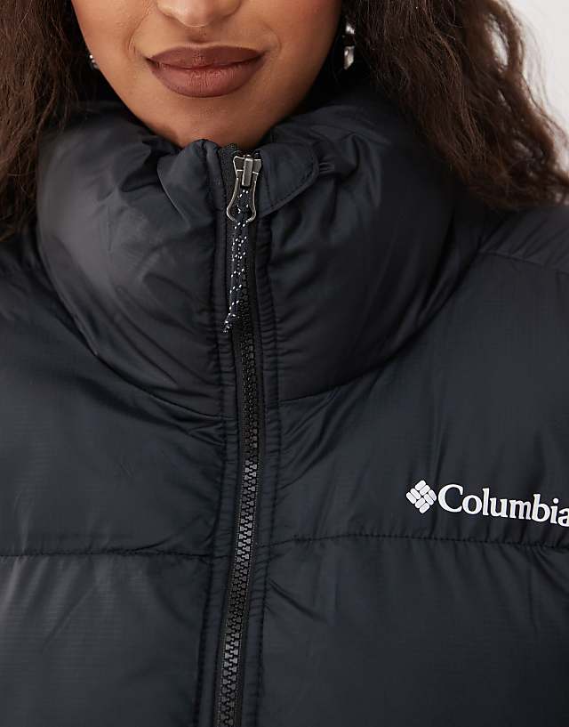 Asos Columbia Puffect Surplus Oversized Puffer Coat In Black Exclusive To ASOS