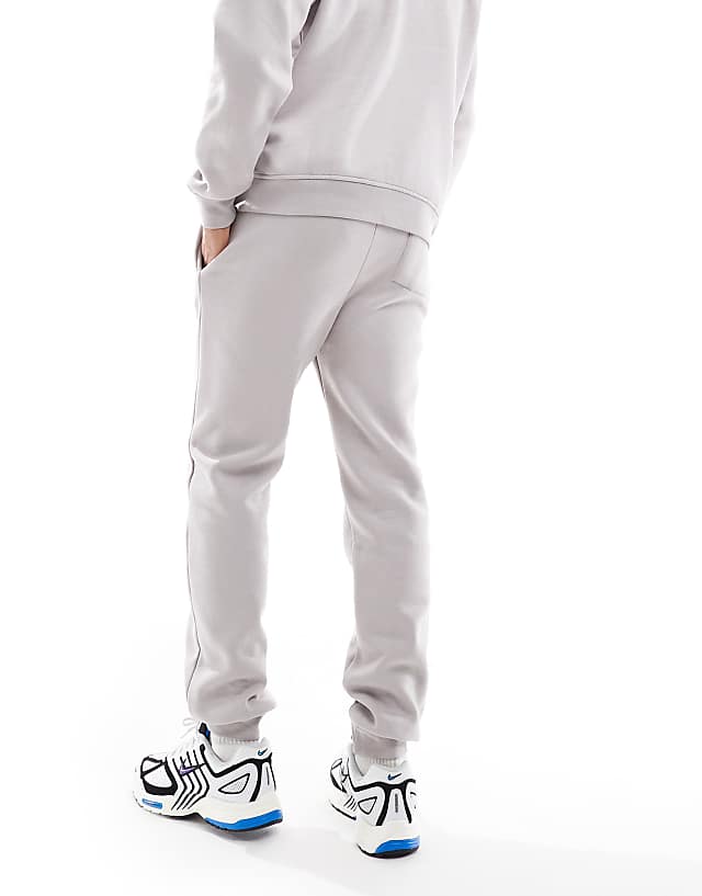 Asos Criminal Damage Olympus Jogger Light Grey In Light Grey