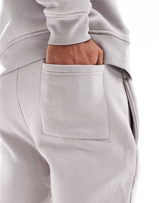 Asos Criminal Damage Olympus Jogger Light Grey In Light Grey
