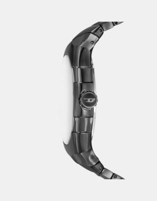 Asos Diesel Men's D-sruptor Black Stainless Steel Watch- BLACK