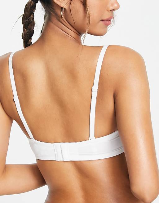 Asos Dorina Michelle Strapless Bandeau Bra A-dd Cup In White