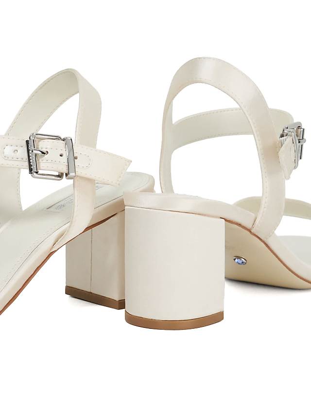 Asos Dune London Marriage Material Bridal Heels In Ivory