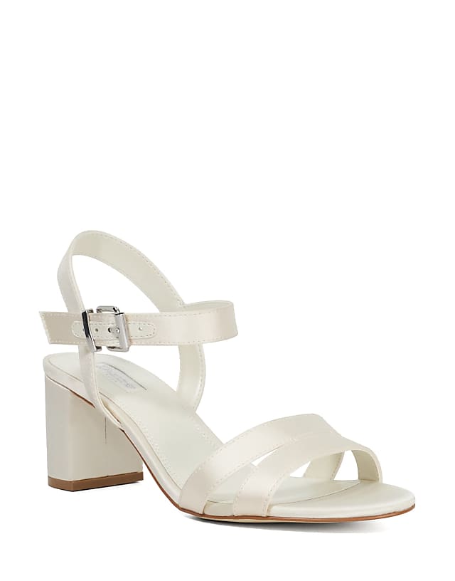Asos Dune London Marriage Material Bridal Heels In Ivory