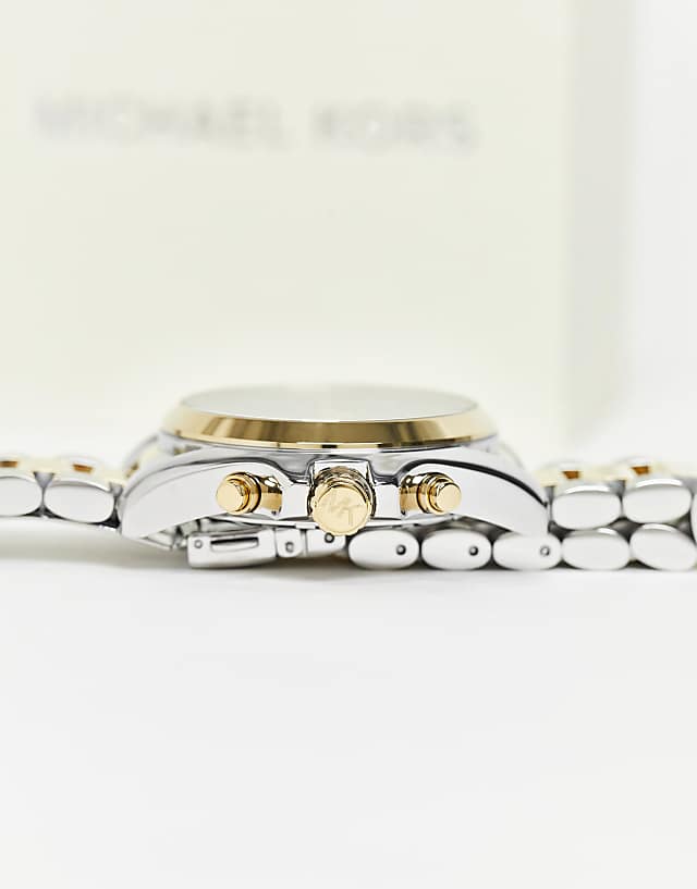 Asos Michael Kors Bradshaw Mix Metal Bracelet Watch MK5976